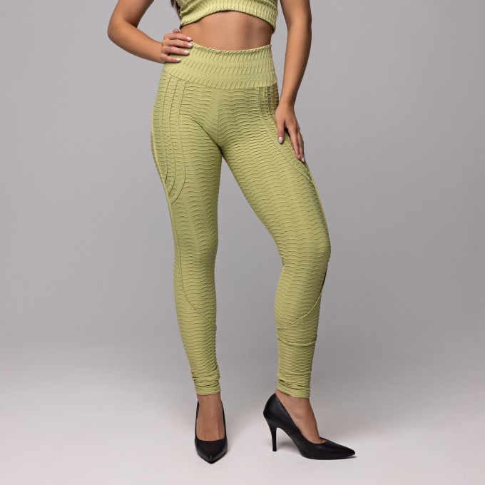 Legging Power Mode Verde Folia