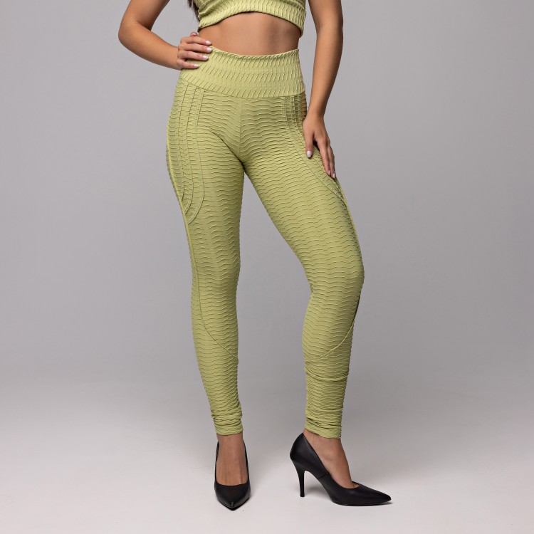 Legging Power Mode Verde Folia