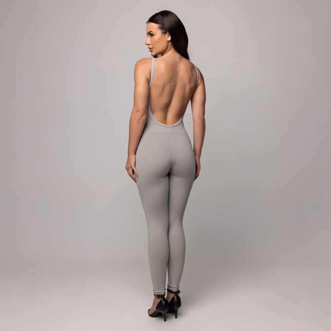 Macacão Compression Cinza