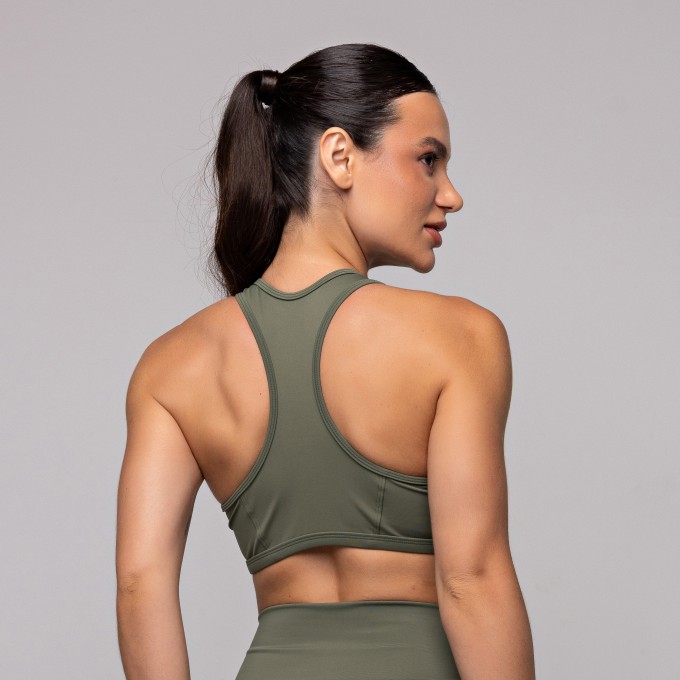 Top Compression Nadador Verde