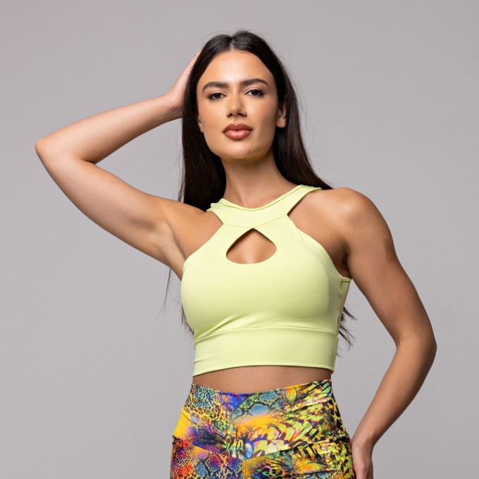 Top Gota Verde Lima Claro