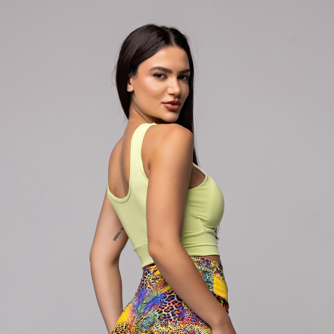 Top Gota Verde Lima Claro