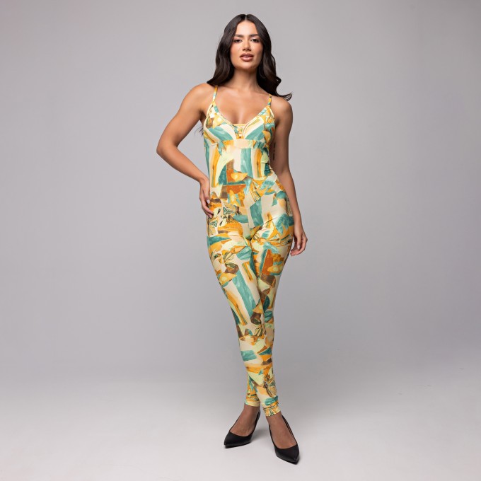 Macacão Digital Golden Art