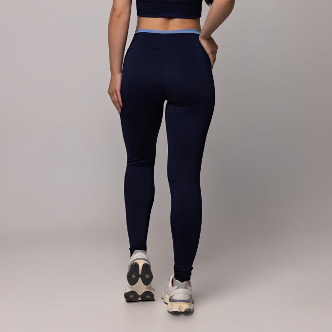 Calça Legging Compression Azul Marinho