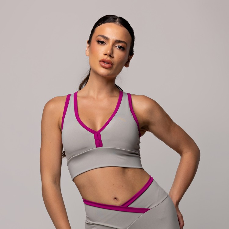 Top Compression Cinza