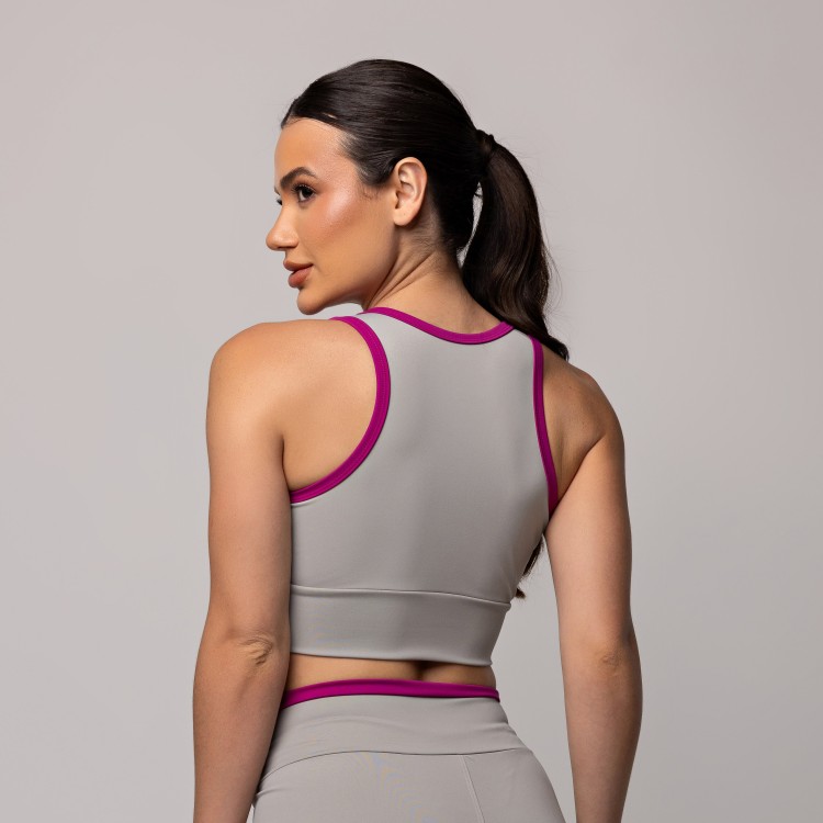 Top Compression Cinza