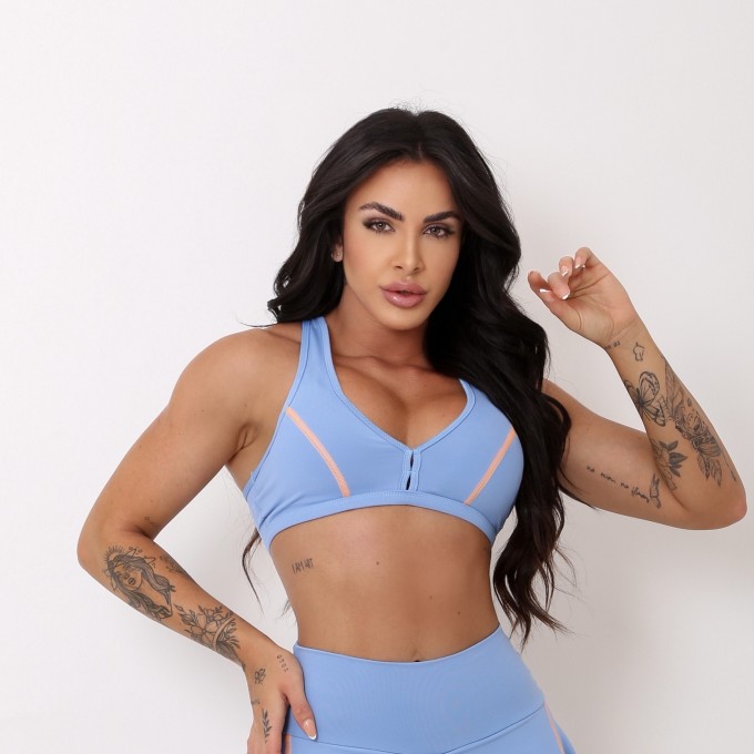 Top Confort Light Azul Porcelana