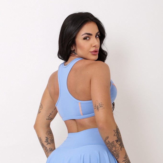 Top Confort Light Azul Porcelana