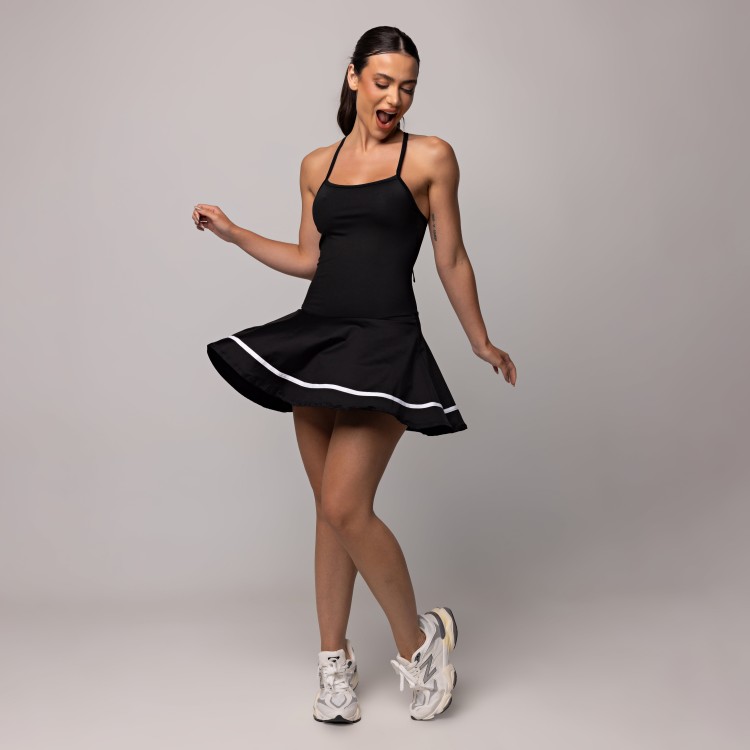 Vestido Beach Tennis Preto