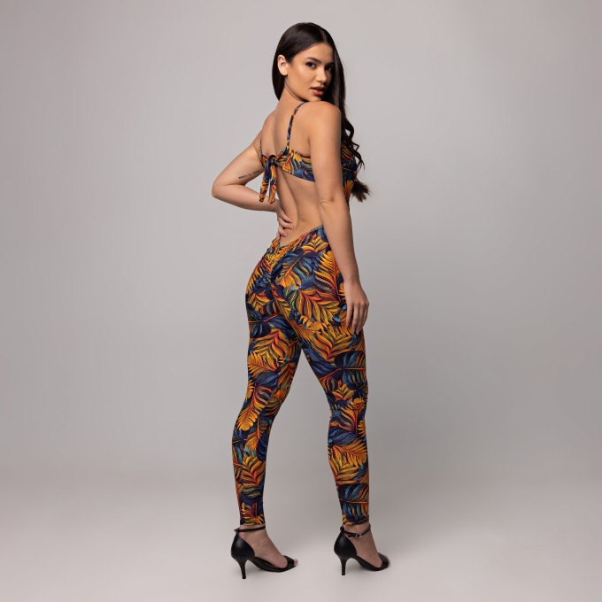 Macacão Cut Line Estampado