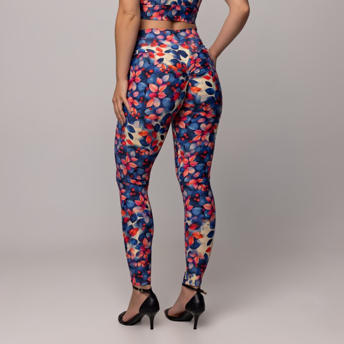 Legging Front Tie Estampado