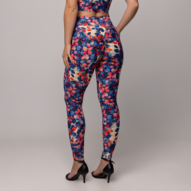 Legging Front Tie Estampado