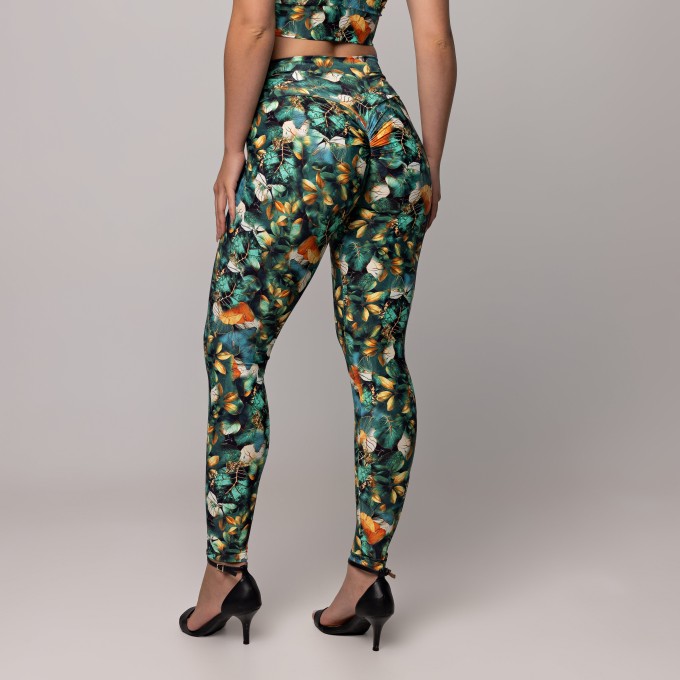 Legging Front Tie Estampado