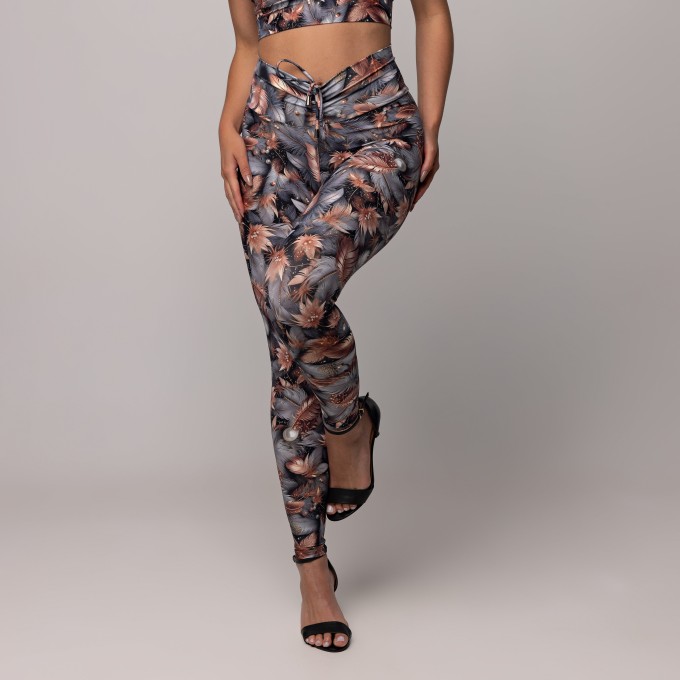 Legging Front Tie Estampado