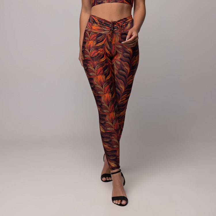 Legging Front Tie Estampado