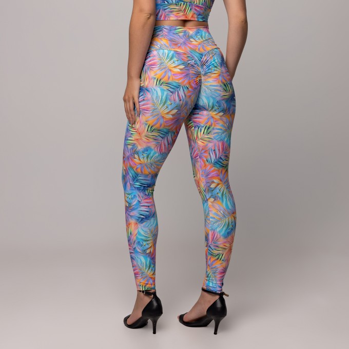 Legging Front Tie Estampado