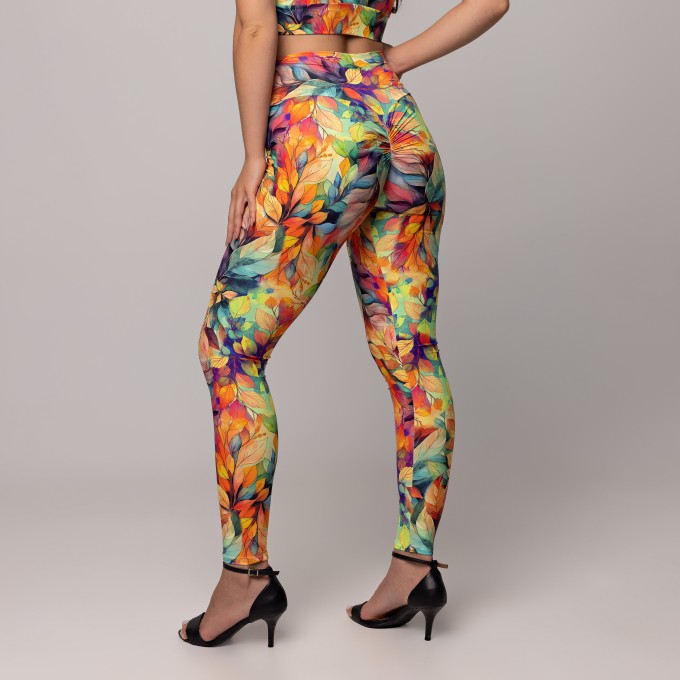Legging Front Tie Estampado