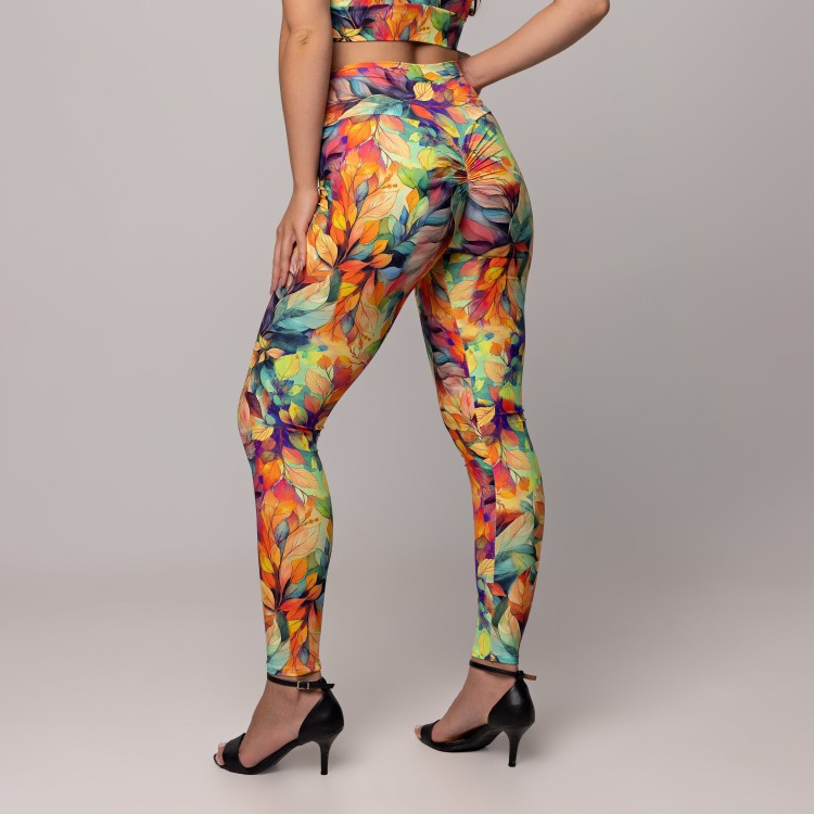 Legging Front Tie Estampado