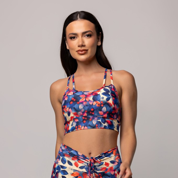 Top Doble Strap Estampado