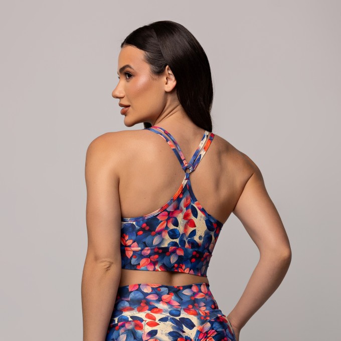 Top Doble Strap Estampado