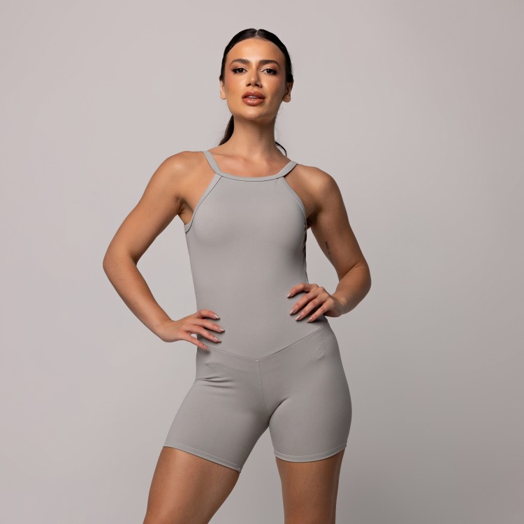 Macaquinho Compression Cinza