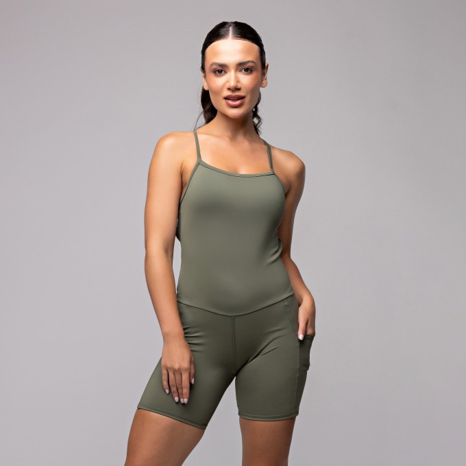 Macaquinho Compression com Bolso