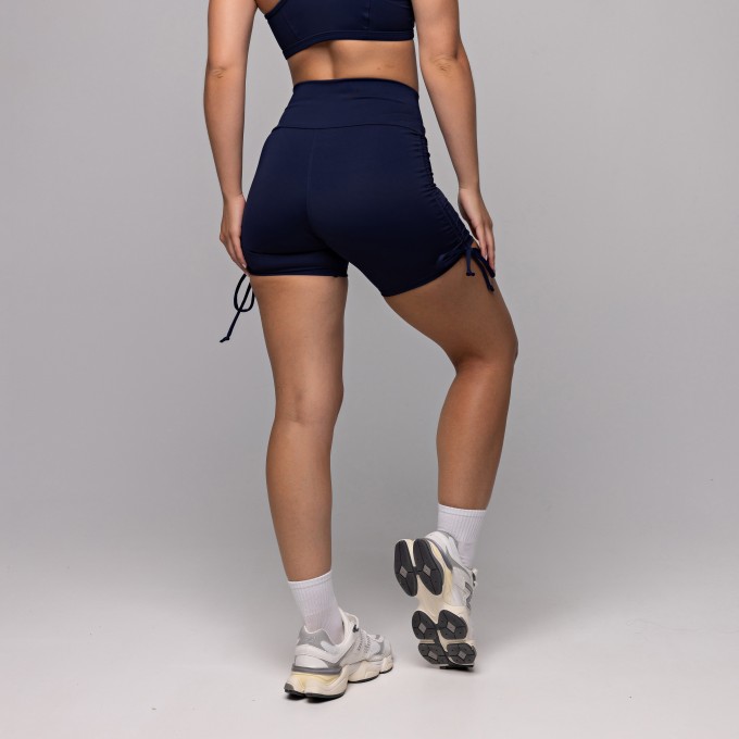 Short Compression Ajuste Lateral Azul Marinho