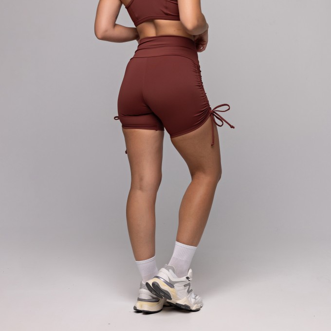 Short Compression Ajuste Lateral Marrom