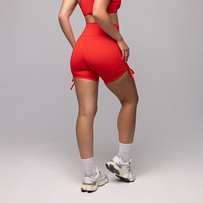 Short Compression Ajuste Lateral Vermelho