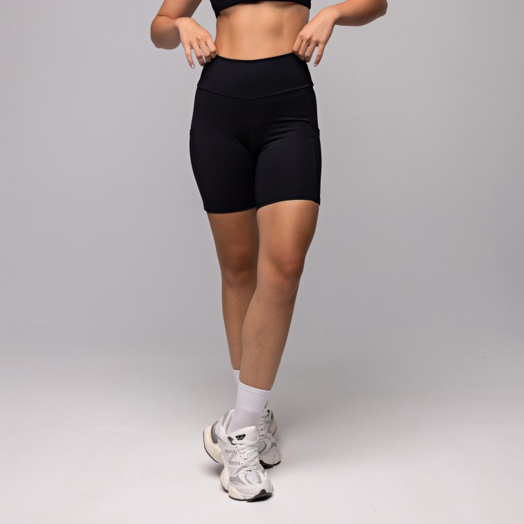 Short Compression com Bolso Preto
